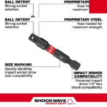 رابط سری پیچ گوشتی میلواکی مدل 9228 مجموعه 3 عددی