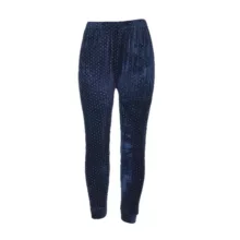 شلوار زنانه مدل خال خالی رنگ سورمه ای