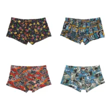 شورت پادار مردانه مدل کولسی کد 2019 بسته چهار عددی