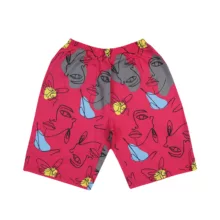 ست تاپ و شلوارک زنانه هلکاپاژ مدل رخ