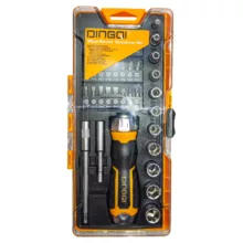 رابط سری پیچ گوشتی و پیچ گوشتی بکسی دینگشی مدل ART: 68638 مجموعه 38 عددی