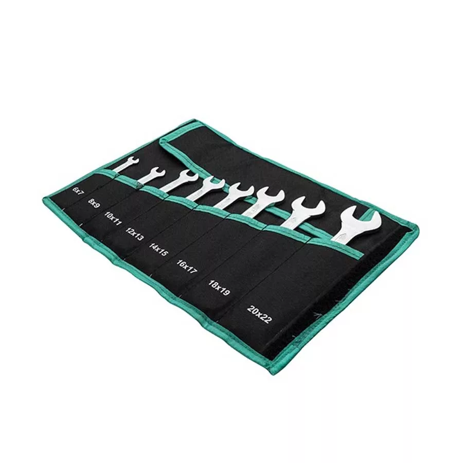مجموعه 22 عددی آچار یک سر تخت یک سر رینگی سیلور مدل GT22