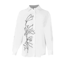 شومیز آستین بلند زنانه سرژه مدل 207365 رنگ سفید