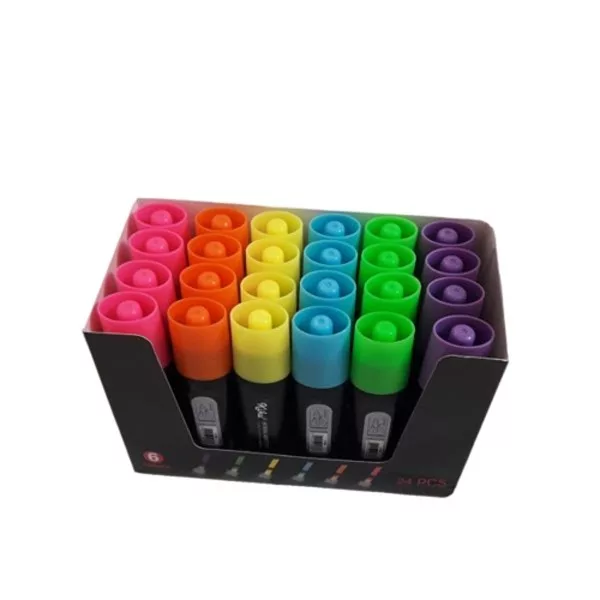 ماژیک علامت گذار مدل  K-786 بسته 24 عددی