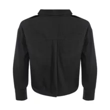 شومیز آستین بلند زنانه سرژه مدل 207349 رنگ مشکی