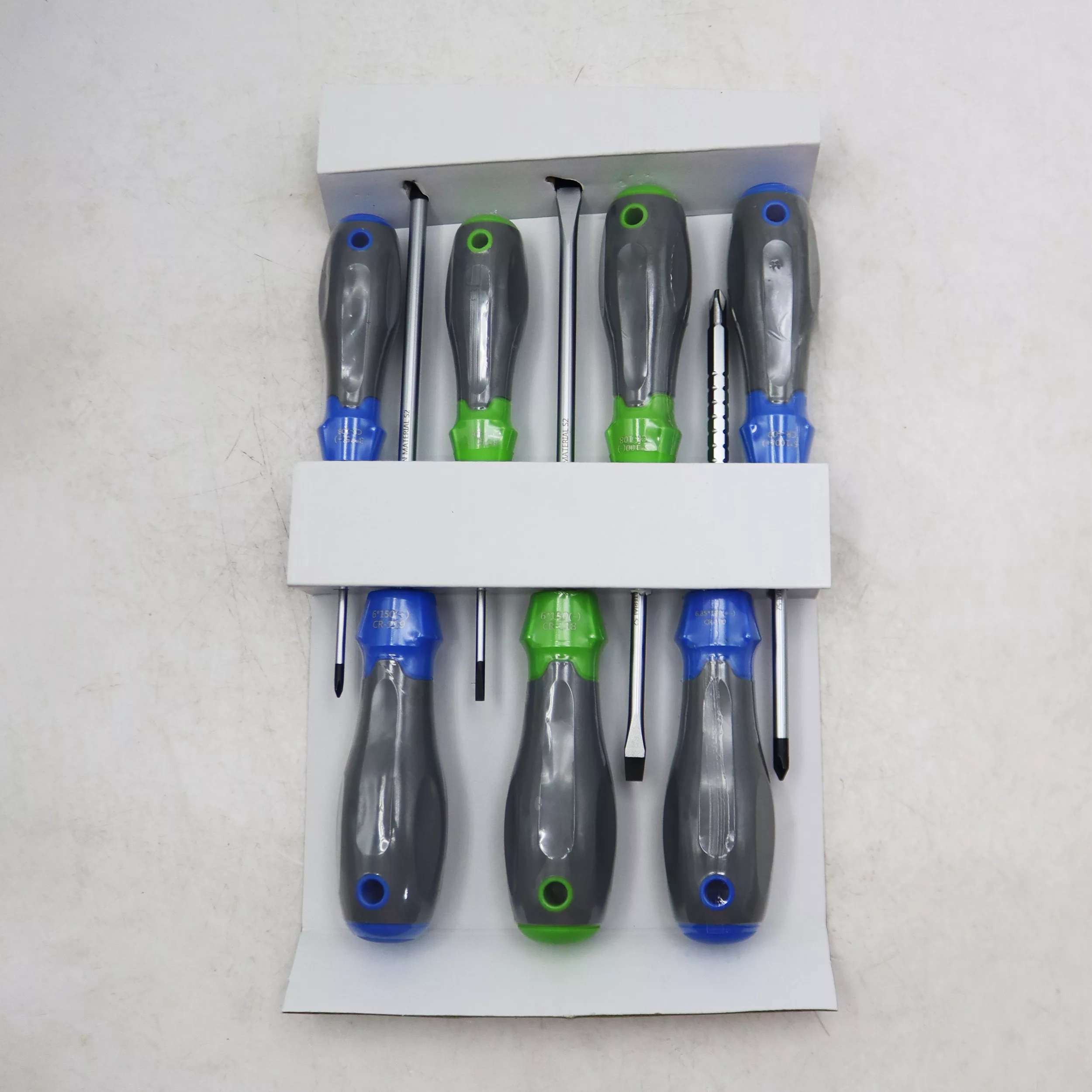 پیچ گوشتی چهارسو و دو سو کراسمن مدل YP-CR-130S2 مجموعه 7 عددی