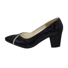 کفش زنانه سیی 1966 مدل اداری مجلسی نگین دار کد 2337