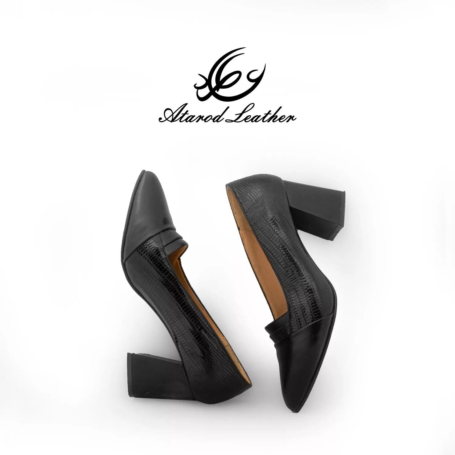 کفش زنانه چرم عطارد مدل چرم طبیعی کد SH300