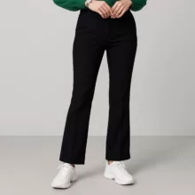 شلوار دم پا گشاد زنانه السانا مدل کارچیلا کد 224701 رنگ مشکی