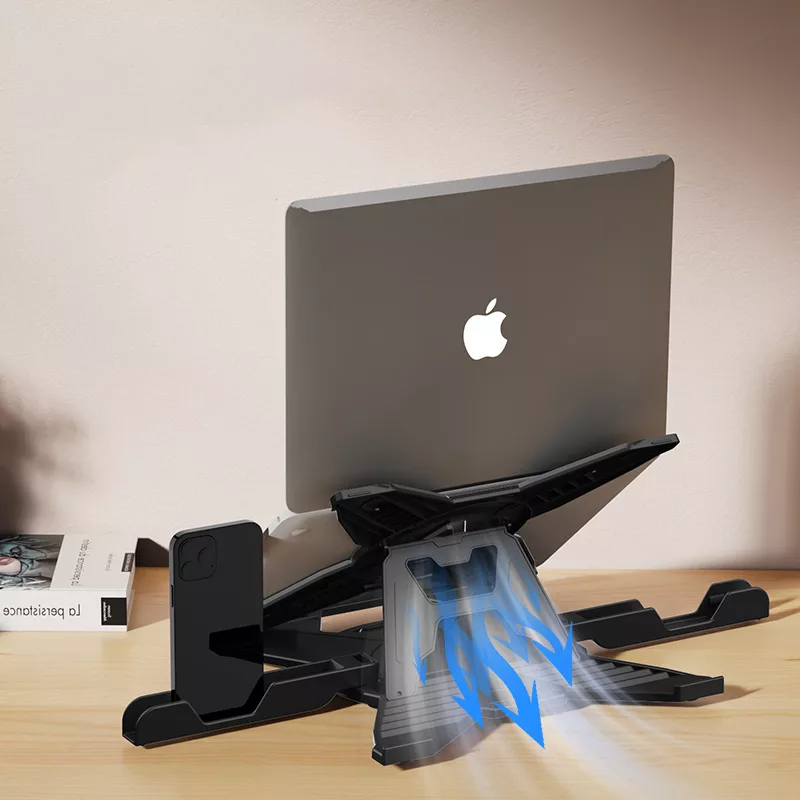 پایه نگهدارنده لپ تاپ سان اسکای مدل SK-045 با قابلیت نگهداری موبایل ،تنظیم زاویه و چرخش