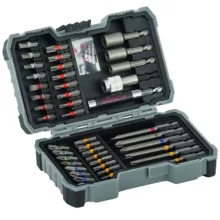 سری پیچ گوشتی و بکس سردریلی بوش مدل BO-43 PCS BOX مجموعه 43 عددی