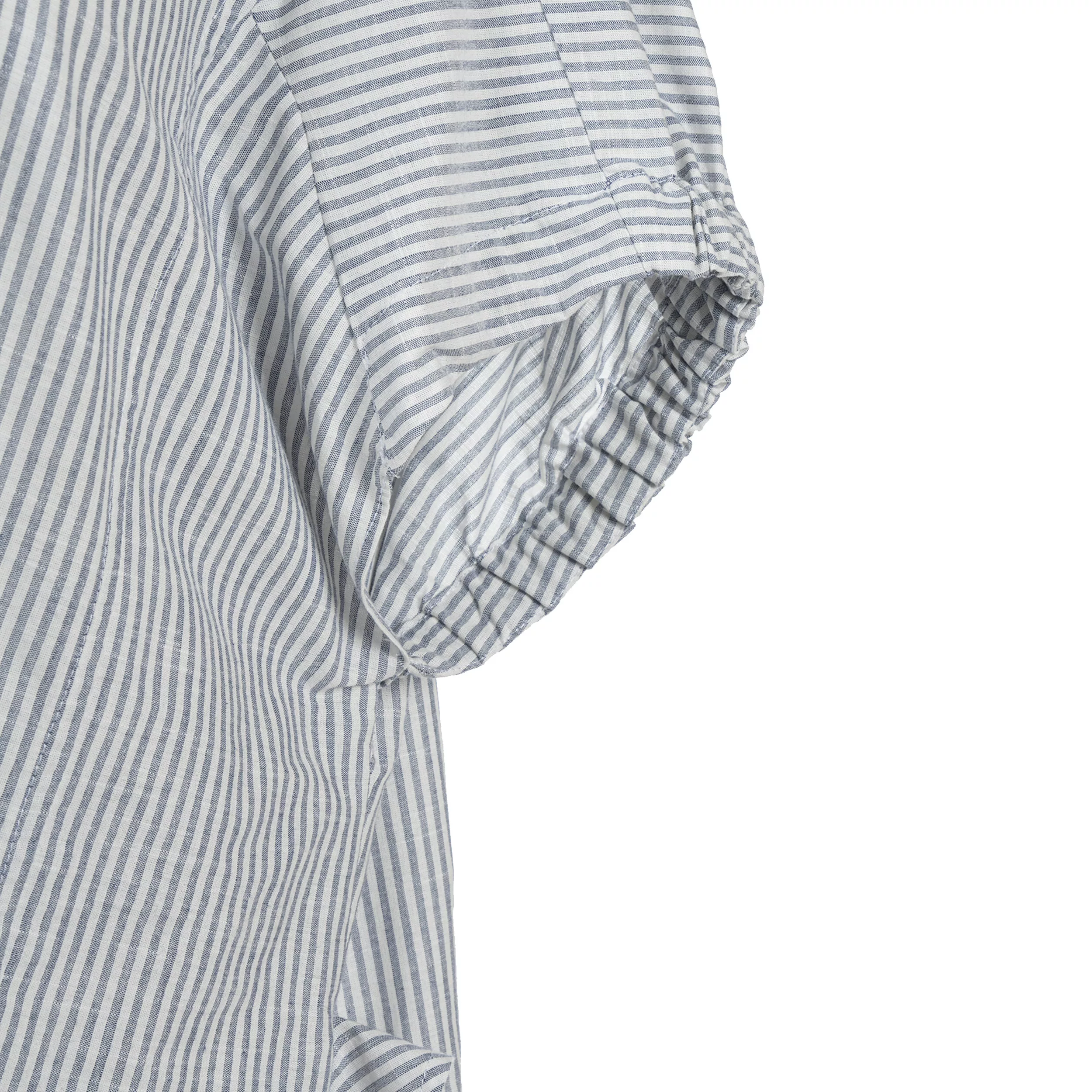 بلوز آستین کوتاه یقه گرد زنانه سرژه مدل 204657 رنگ طوسی