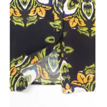 شومیز آستین سه ربع یقه گرد زنانه مدل SB-SS-307348 رنگ مشکی