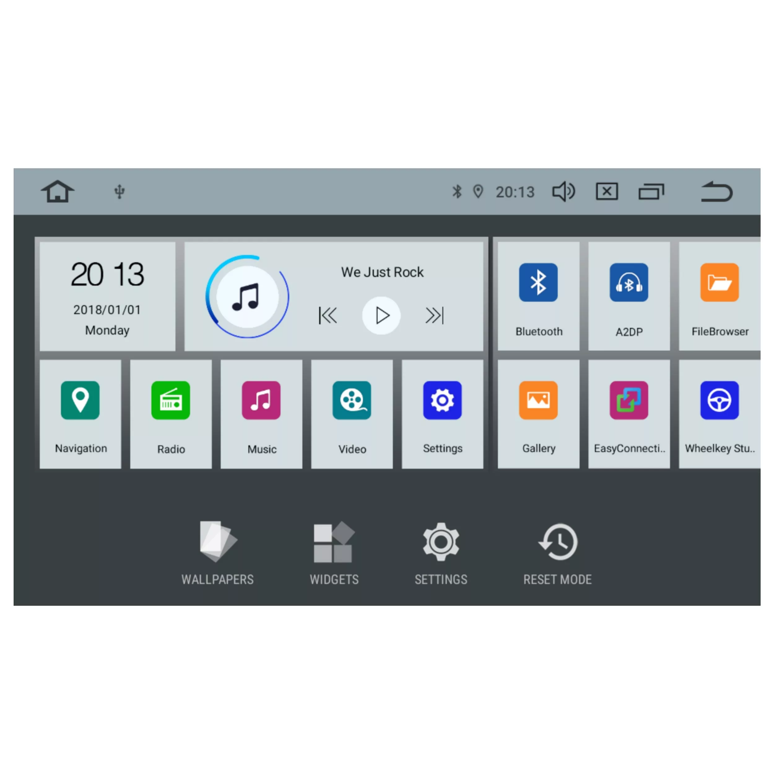 مانیتور خودرو راک مدل اندروید(4+64) مناسب برای رانا