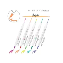 ماژیک آبرنگی زبرا مدل MILDLINER Dual Ended Brush بسته 5 عددی
