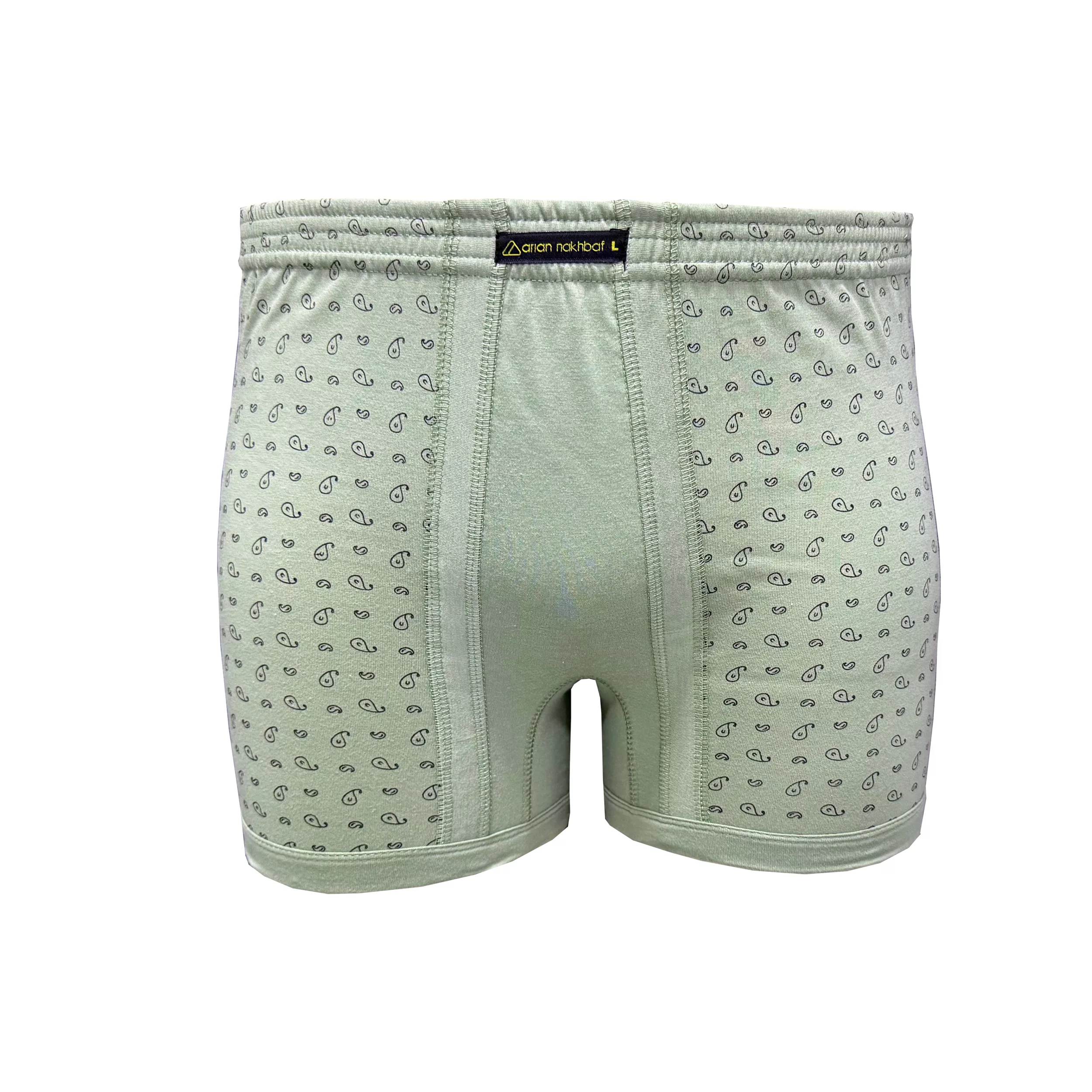 شورت پادار مردانه آریان نخ باف مدل 1461 بسته 3 عددی