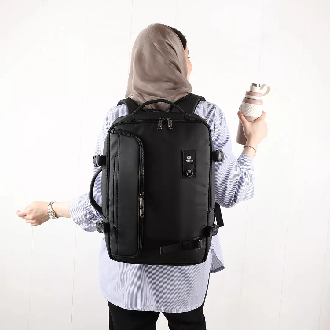 کوله پشتی لپ تاپ پرزیدنت مدل Stage مناسب برای لپ تاپ 15.6 اینچی