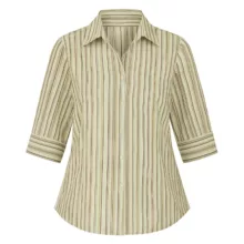 شومیز آستین سه ربع یقه برگردان زنانه کد 28114