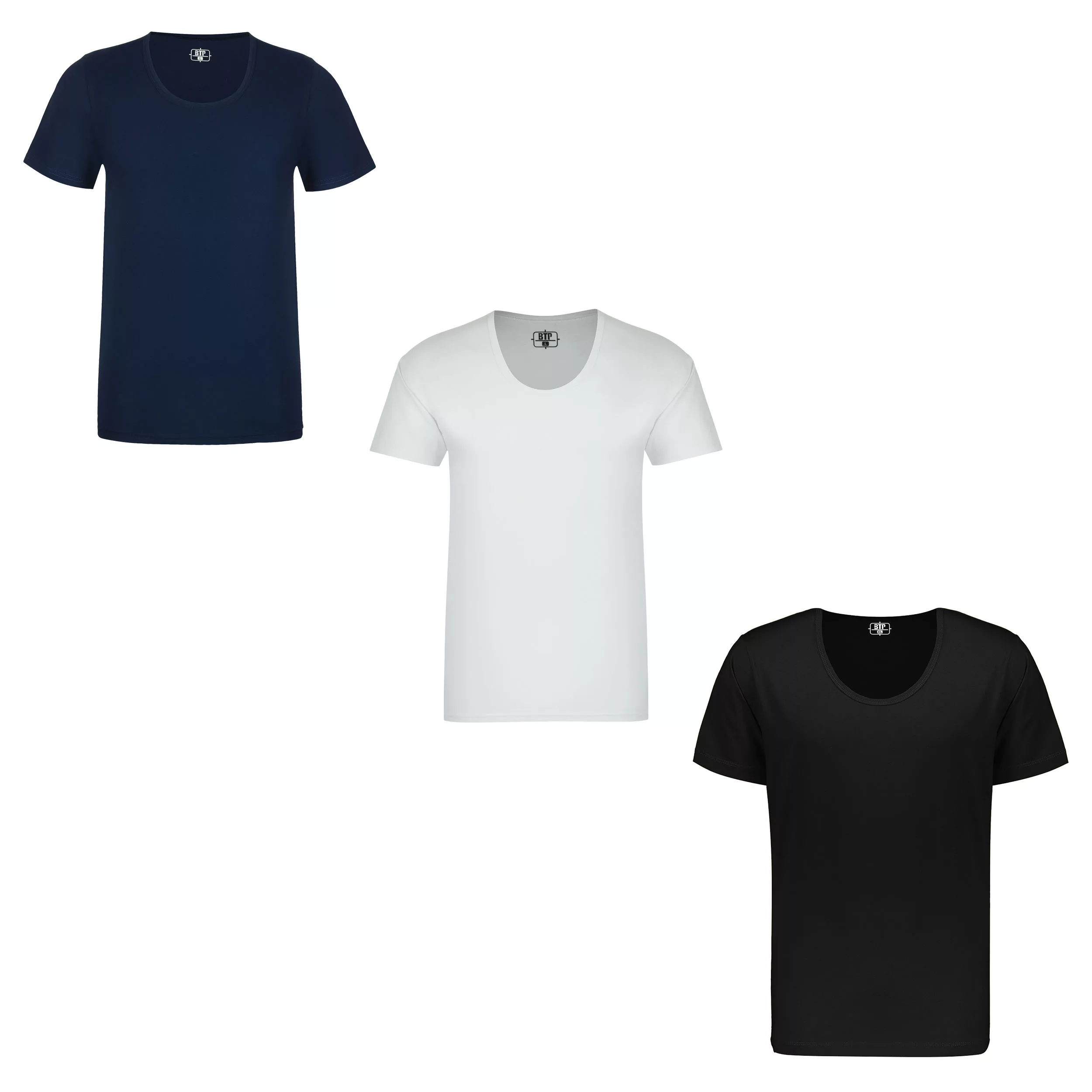 زیرپوش آستین دار مردانه برهان تن پوش مدل 1002-1 بسته سه عددی