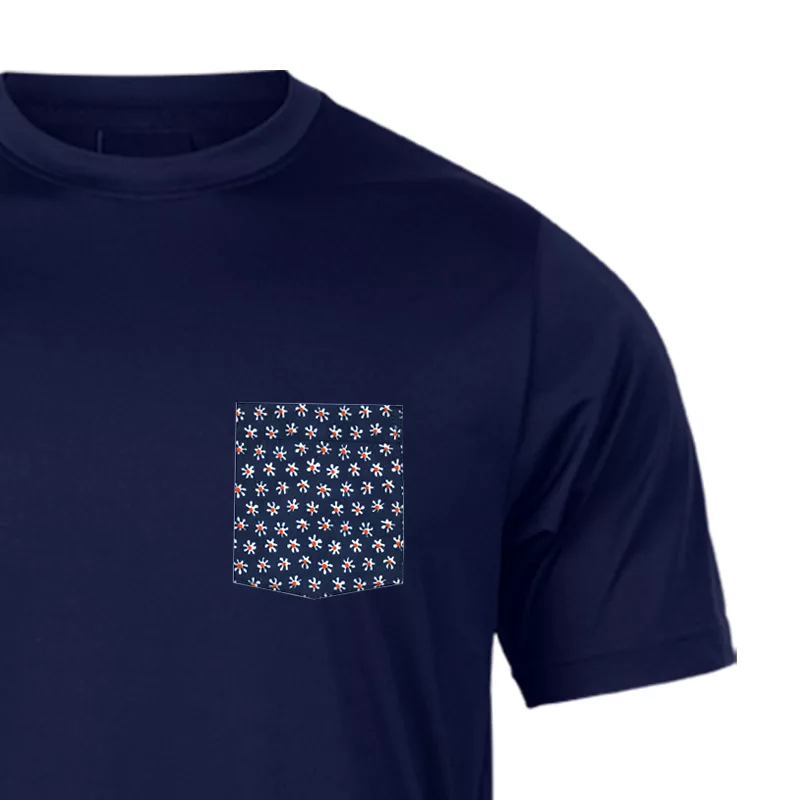 تی شرت آستین کوتاه مردانه رانژ مدل جیب دار کد 22RA02D05M-2451-01