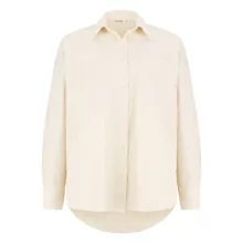 شومیز آستین بلند زنانه سرژه مدل 207325 رنگ کرم