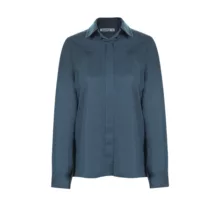 شومیز آستین بلند زنانه سرژه مدل 207362 رنگ سرمه ای