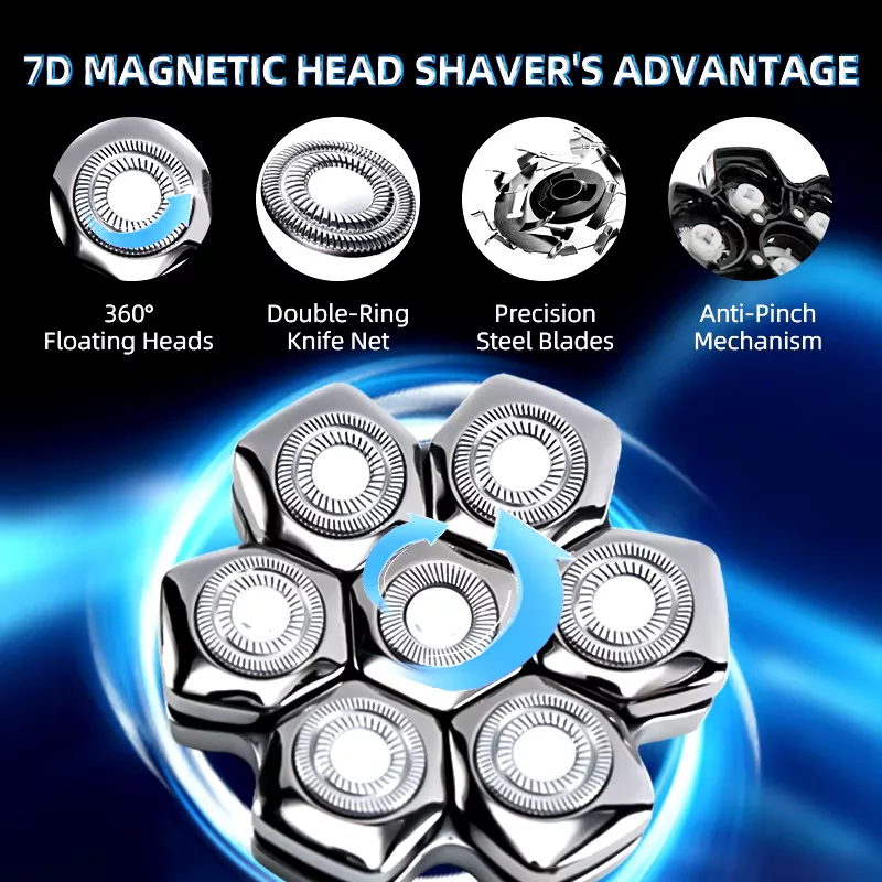 ماشین اصلاح موی سر و صورت شارژی وویور مدل 7D