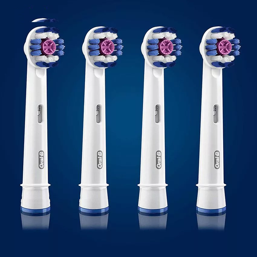سری یدک مسواک برقی اورال-بی مدل 3D White بسته 4 عددی