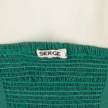 بلوز زنانه سرژه مدل 204594 رنگ سبز