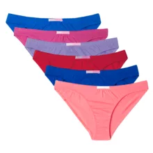 شورت زنانه آریان نخ باف مدل 2312 بسته شش عددی