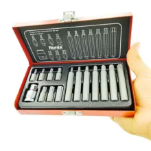 آچار بکس ستاره ای رونیکس مدل RH-2696 مجموعه 15 عددی