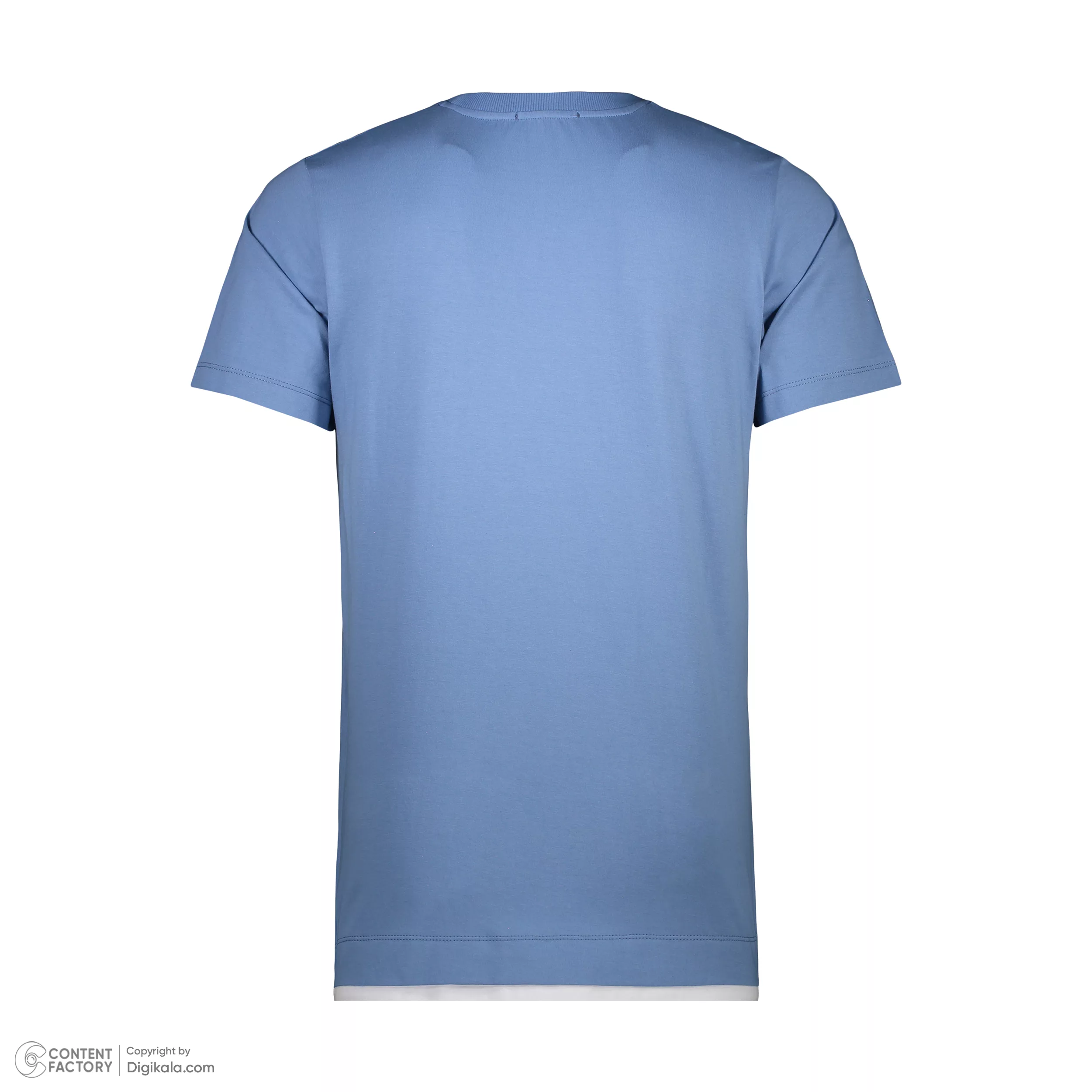 تی شرت آستین کوتاه مردانه مادر مدل EVER رنگ آبی