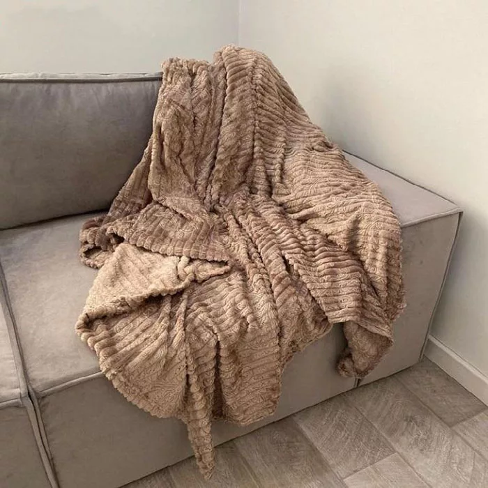 پتو مسافرتی مدل پلیسه ای کد 1031 سایز 220×160 سانتی متر