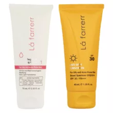 کرم آبرسان لافارر مدل 01 حجم 75 میلی لیتر به همراه کرم ضدآفتاب مدل 30 حجم 40 میلی لیتر