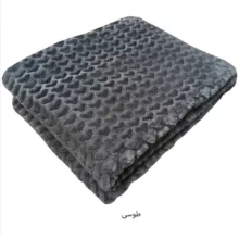 پتو مسافرتی گلبافت مدل ژله ای طرح قلب سایز 210x145 سانتی متر