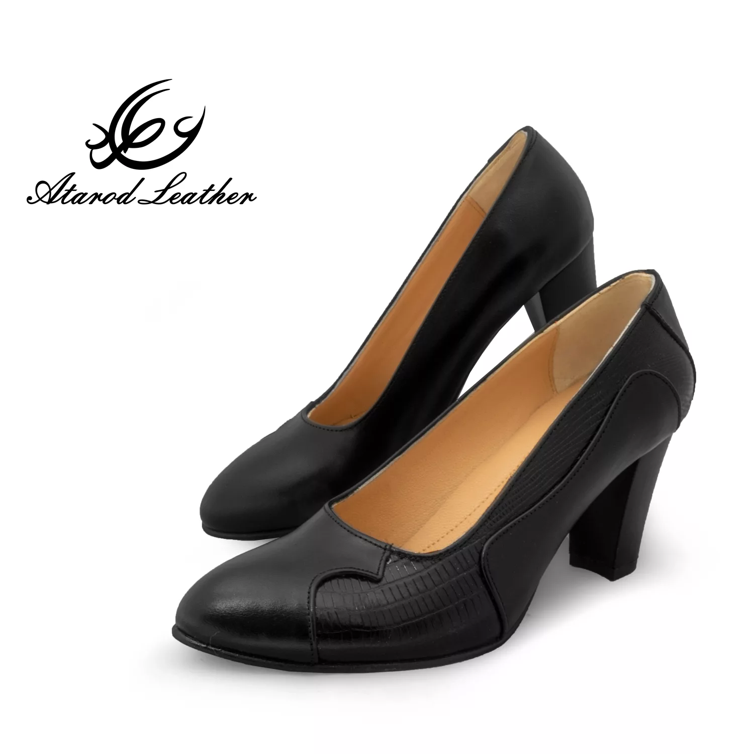 کفش زنانه چرم عطارد مدل چرم طبیعی کد SH290