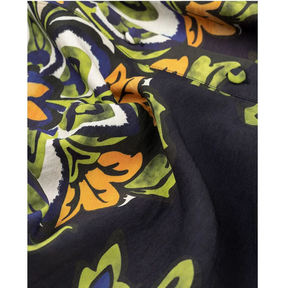 شومیز آستین سه ربع یقه گرد زنانه مدل SB-SS-307348 رنگ مشکی