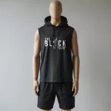 ست تاپ و شلوارک مردانه مدل 14020921a رنگ مشکی