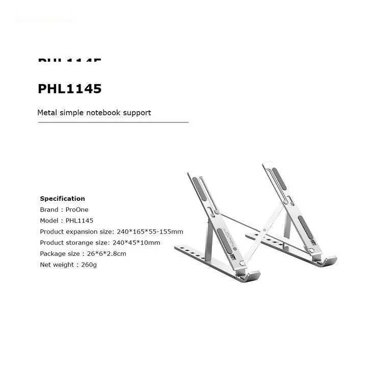 پایه نگهدارنده لپ تاپ پرووان مدل PHL1145