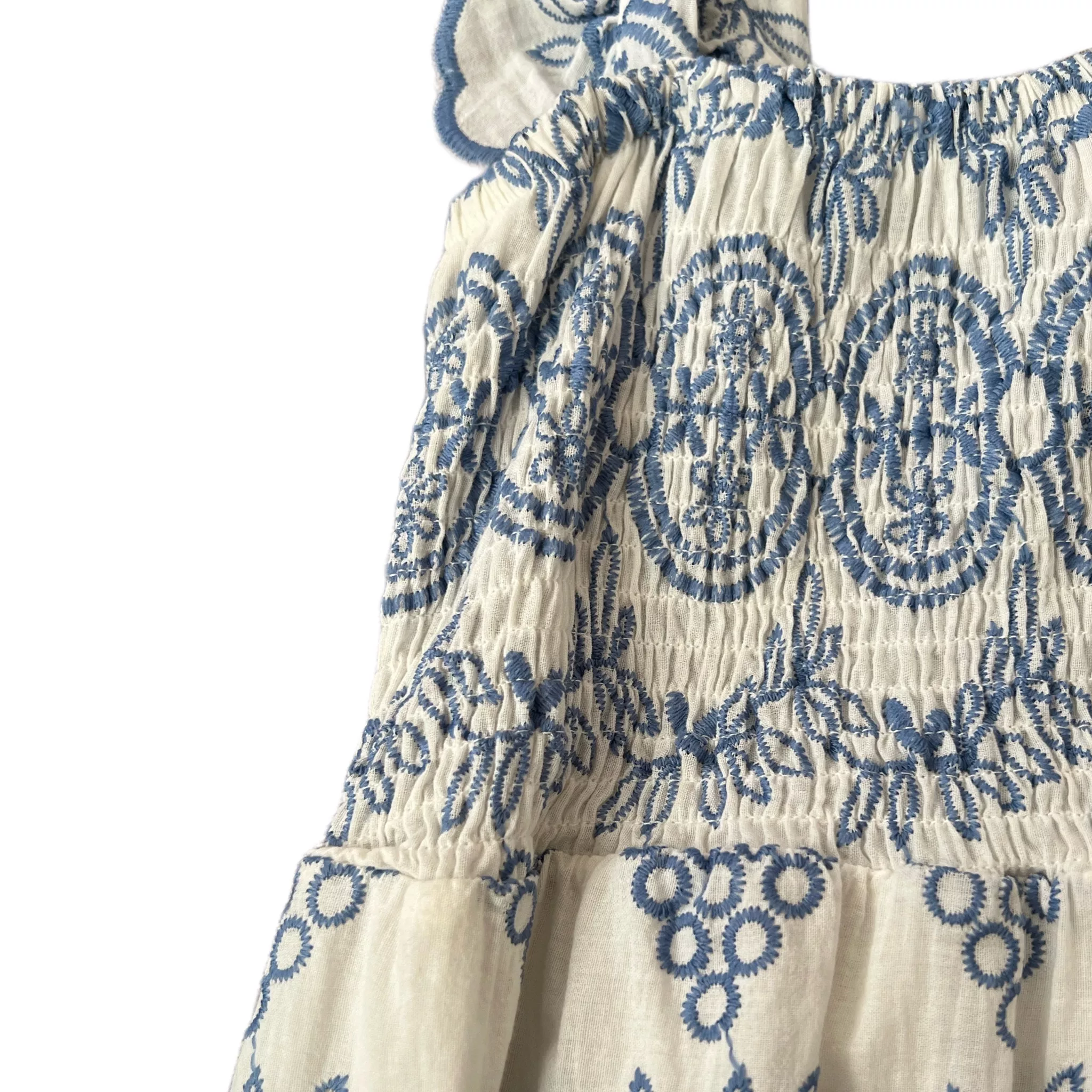 پیراهن یقه هالتر زنانه مدل خامه دوزی