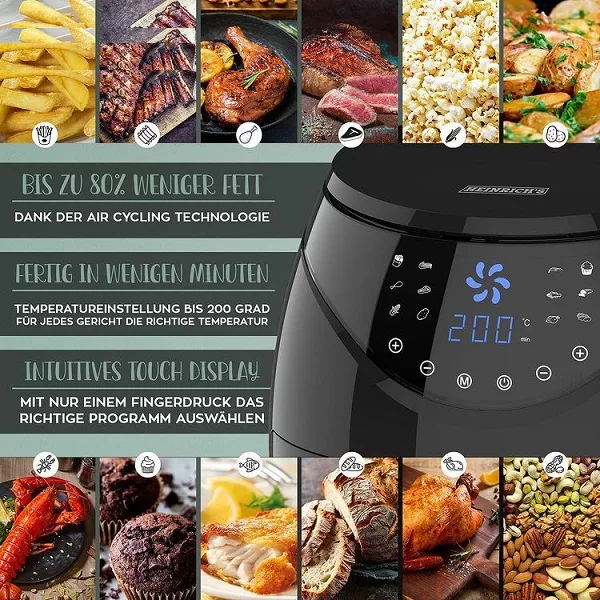 سرخ کن بدون روغن هنریچ مدل HR-8204