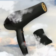 سشوار حرفهای مدل professional، موتور AC، توان مصرفی 9000 وات، دارای قابلیت باد سرد، فناوری تولید یون، تعویض سری، طراحی ارگونومیک، با حالت حجمدهنده، وزن 539 گرم، تنظیم حرارت 3 حالته و کنترل سرعت 2 حالته، به همراه سری متمرکزکننده پهن