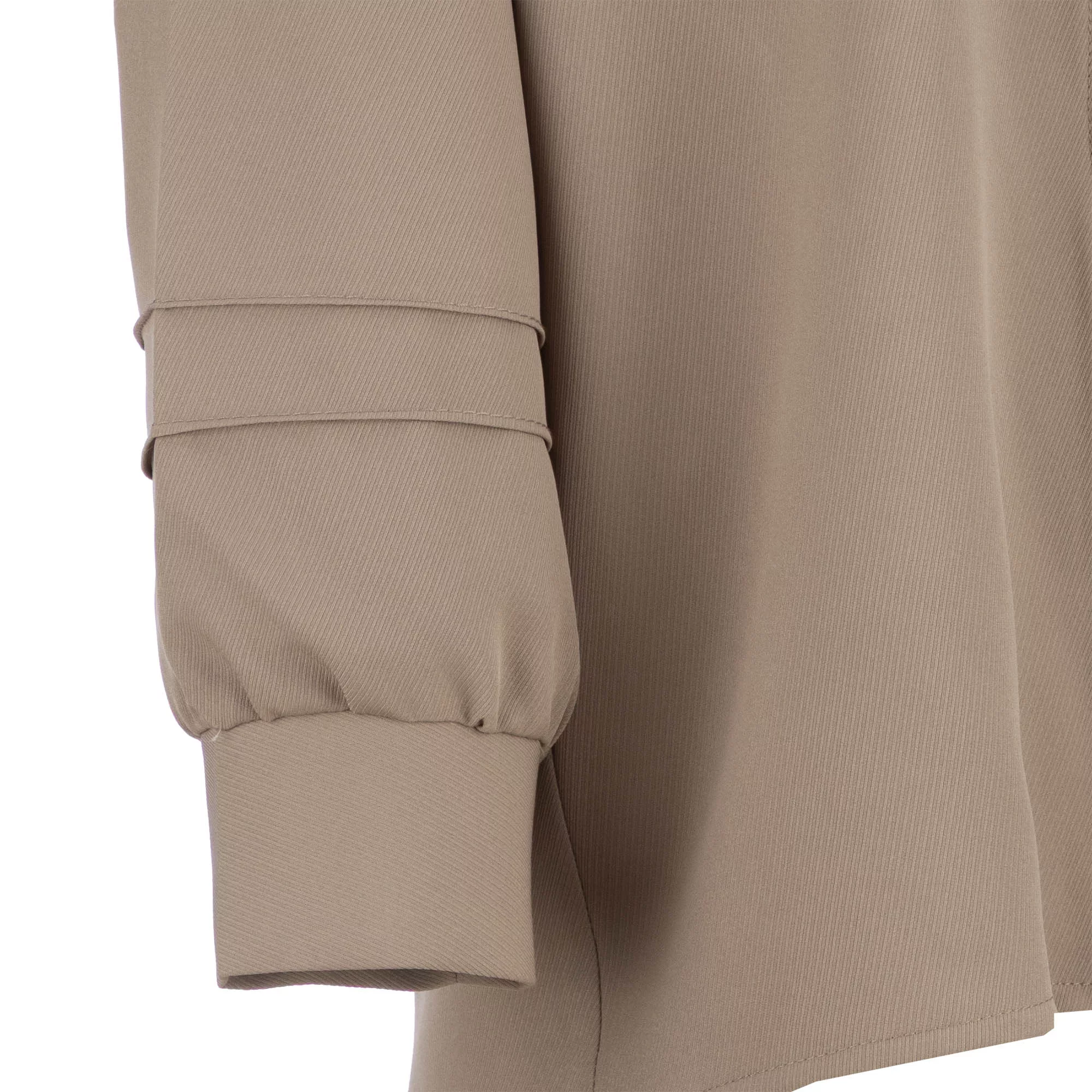 شومیز آستین بلند زنانه السانا مدل هوناز کد 217207 رنگ خاکی