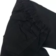 شلوار جین دم پا گشاد زنانه مدل T5E رنگ مشکی