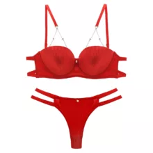 ست شورت و سوتین زنانه مدل اسفنجی مرواریدی کد GH001