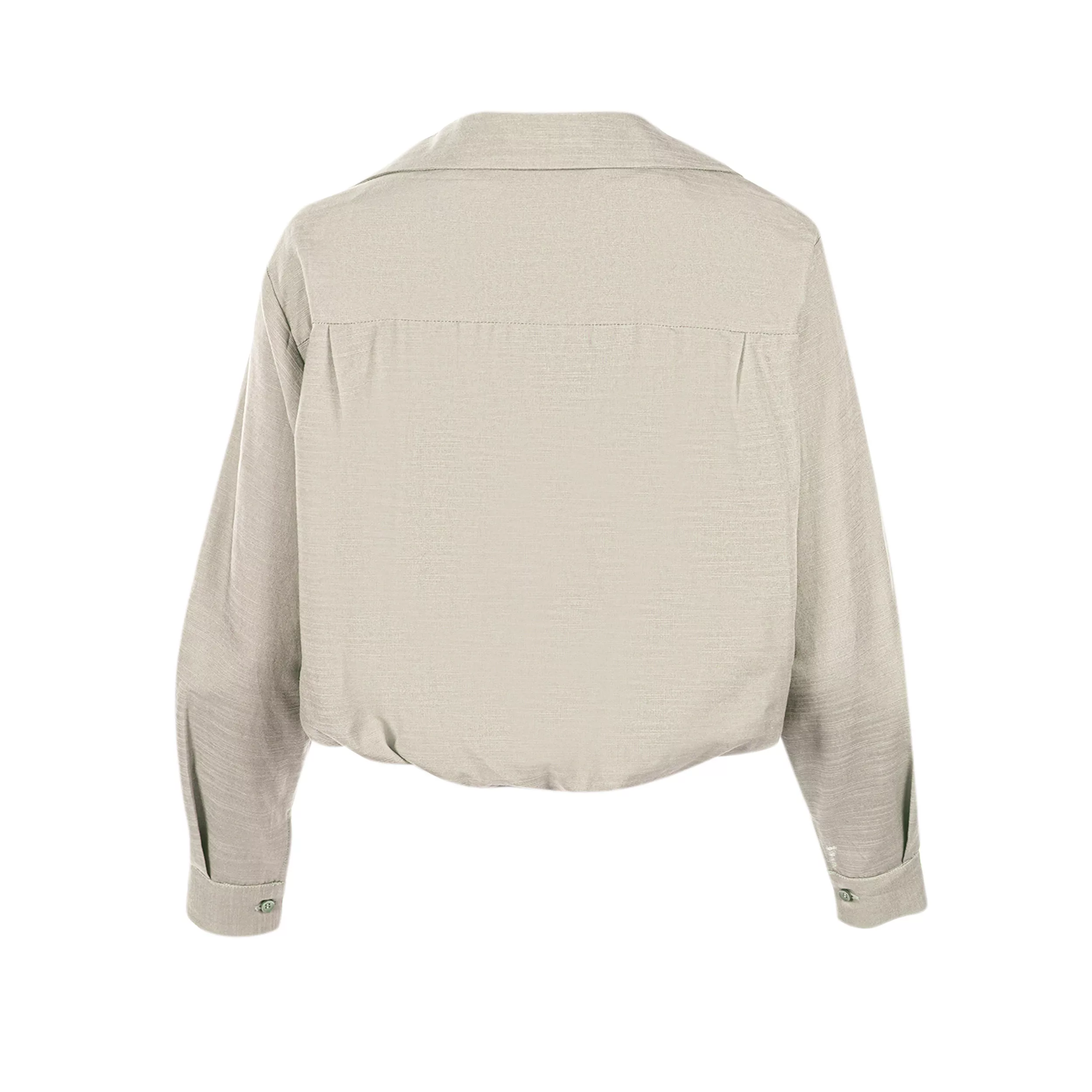 بلوز آستین بلند زنانه سرژه مدل 204646 رنگ کرم