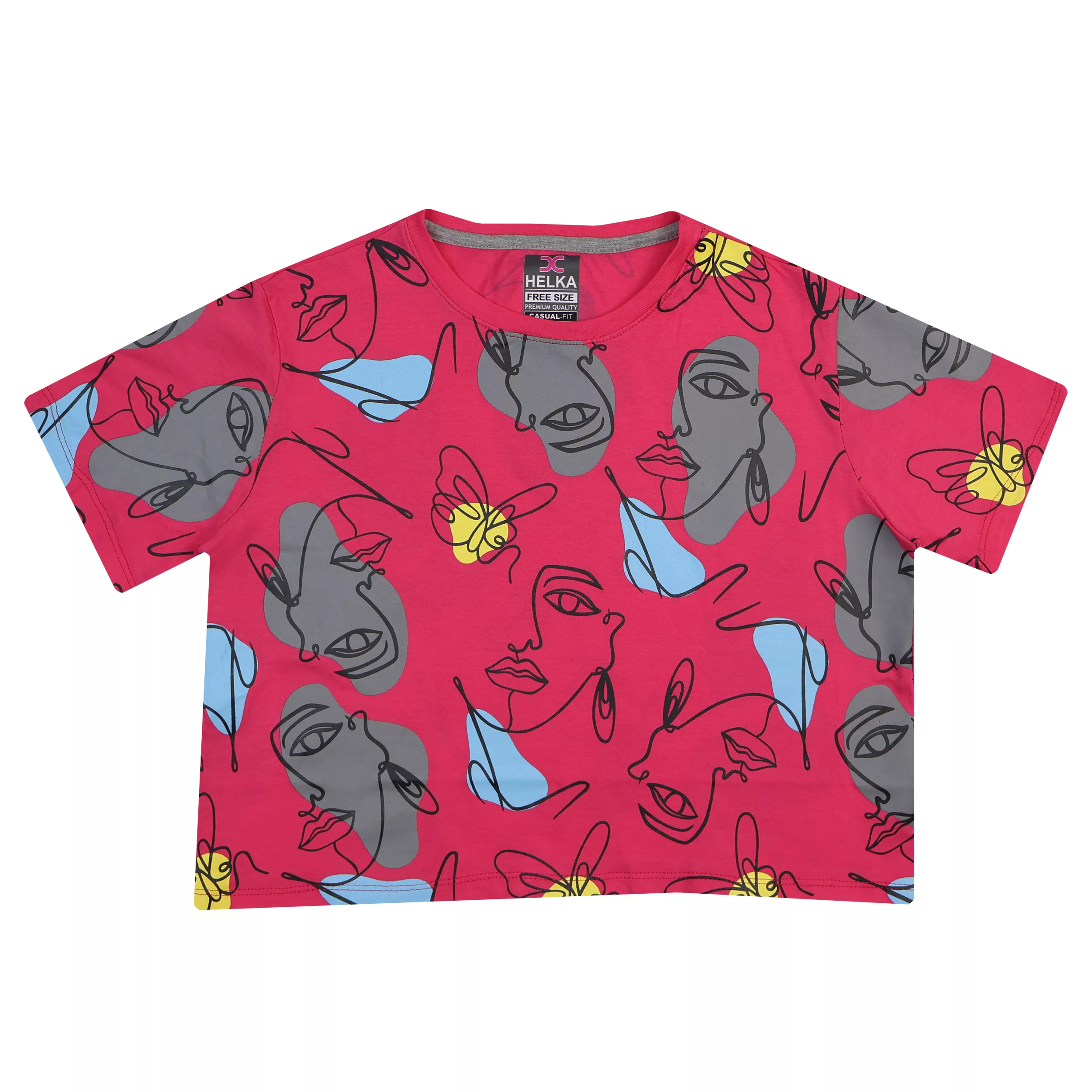 ست تاپ و شلوارک زنانه هلکاپاژ مدل رخ