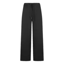 شلوار راسته زنانه الین مدل کرپ حریر کد 130 رنگ مشکی