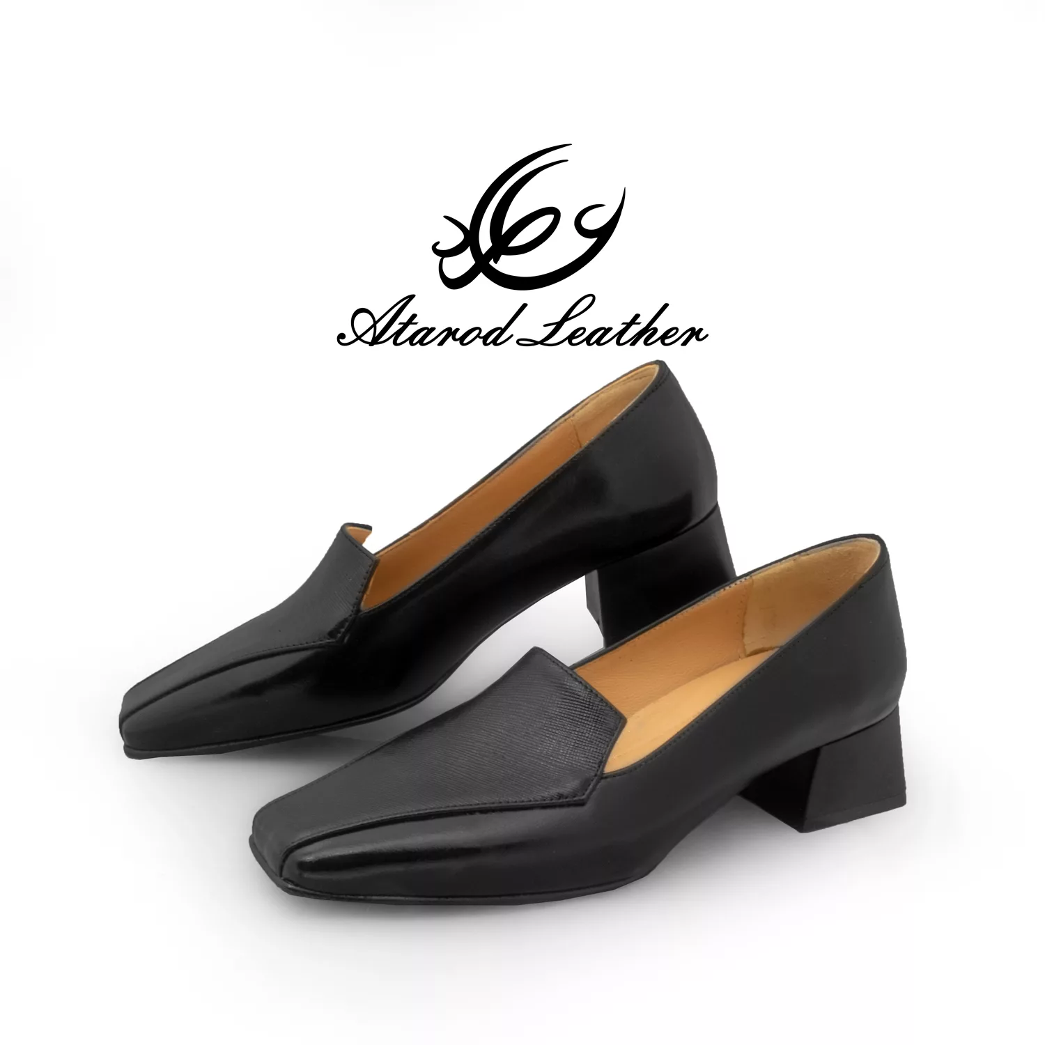 کفش زنانه چرم عطارد مدل چرم طبیعی کد SH305