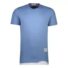 تی شرت آستین کوتاه مردانه مادر مدل EVER رنگ آبی